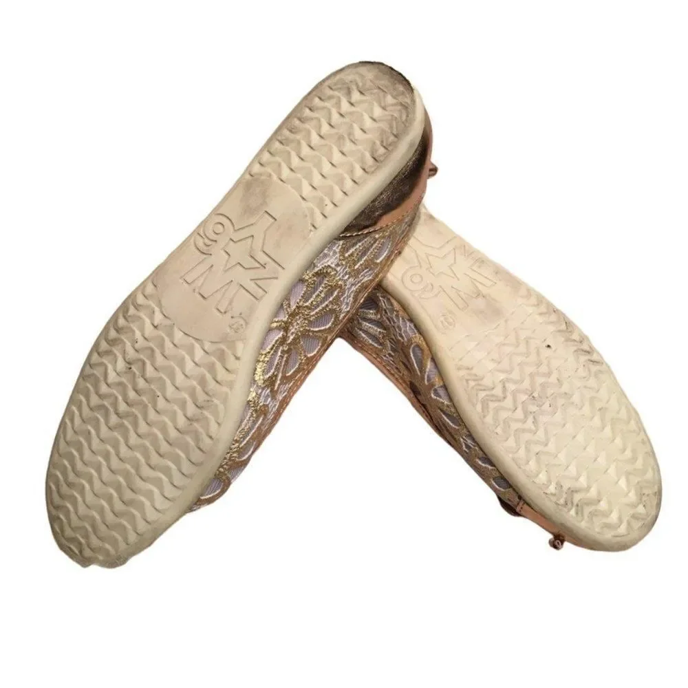 Naturino Gold Flats size 6.5